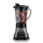 Hamilton Beach Wave Crusher 700W Blender with 40 oz. Jar and 20 oz. Travel Jar, Gray thumbnail 1