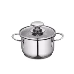 Frieling Küchenprofi 0.7 qt. Stainless Steel Stock Pot with Vented Glass Lid thumbnail 1