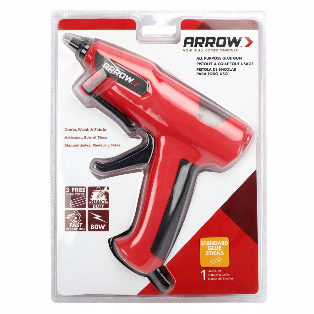 Arrow GT80 Professional Heavy-Duty Glue Gun, 80W High-Power