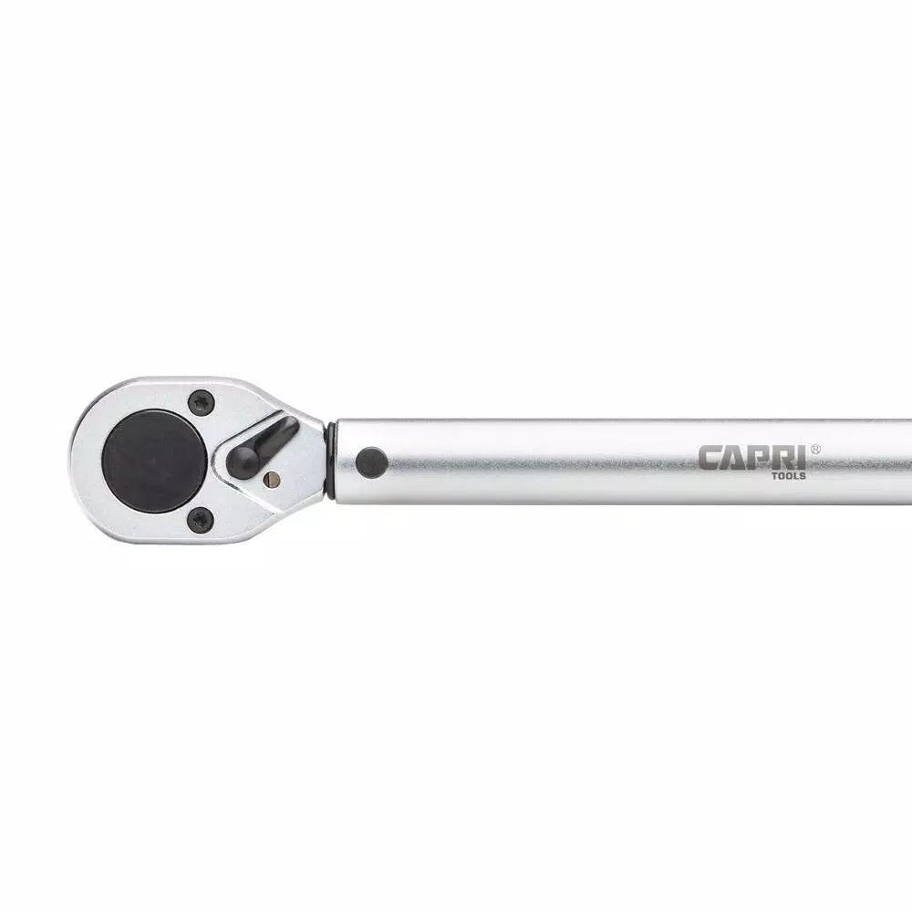Capri Tools 1/2 in. Drive Torque Wrench, 30-150 ft. lbs., Pulse-Stop Technology