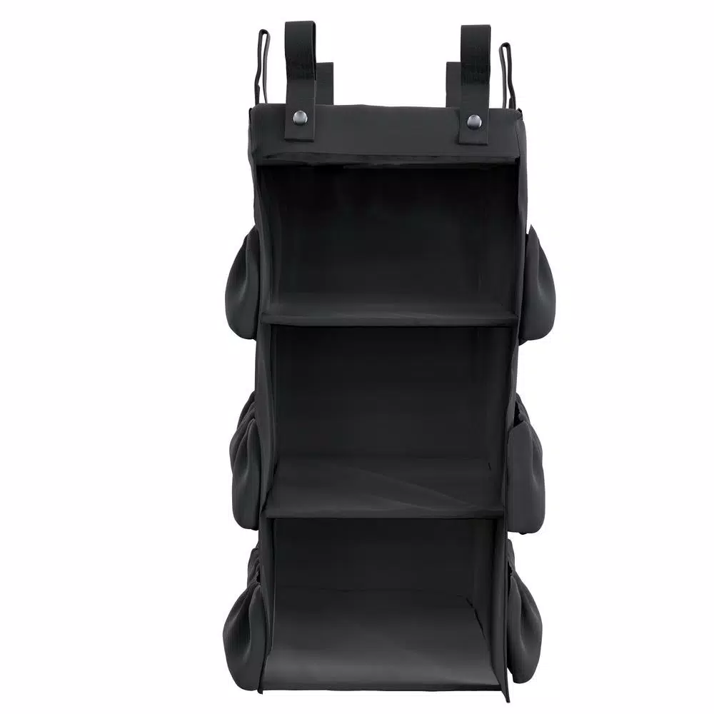 Suncast Commercial 3-Sided Housekeeping Cart Organizer Bag with Shelves