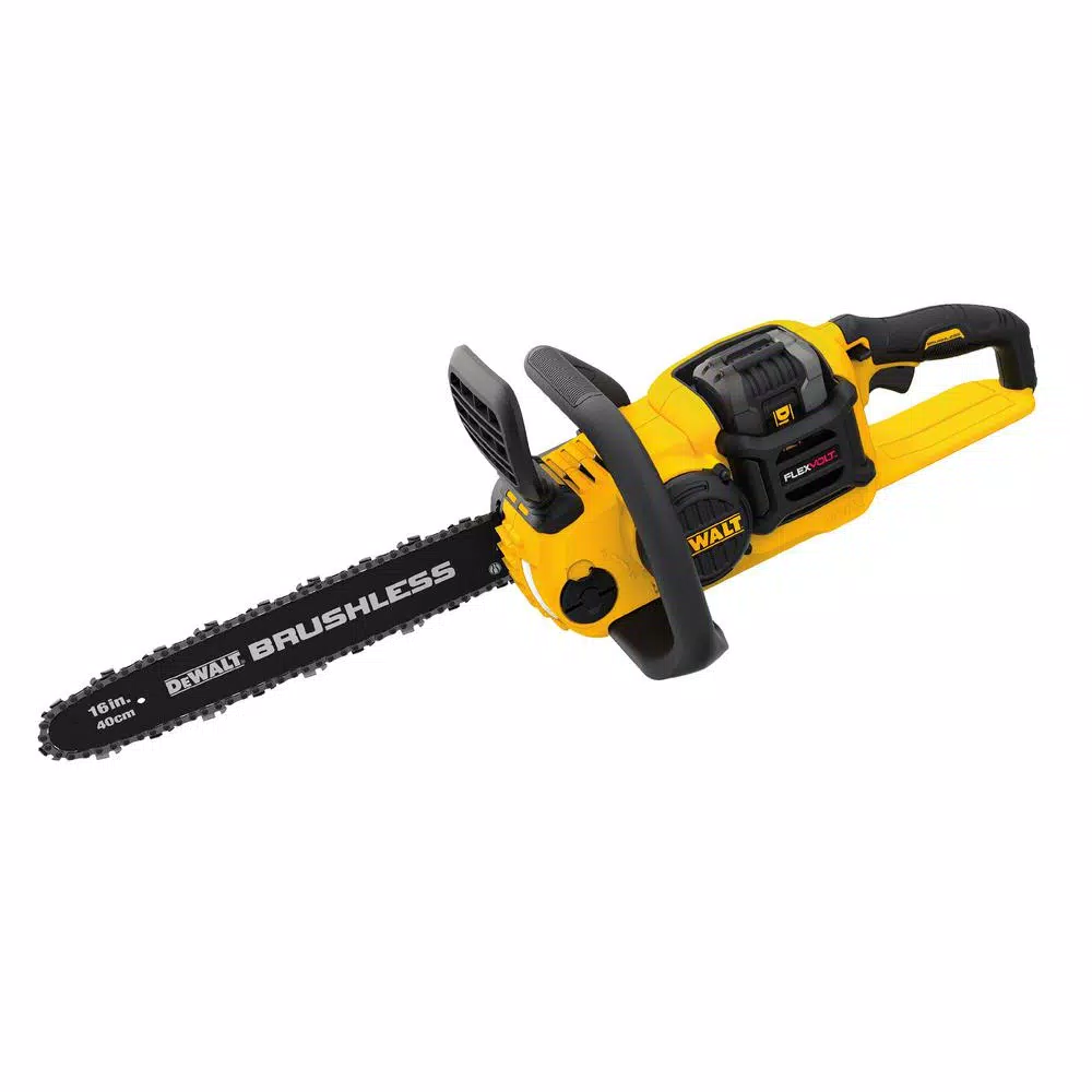 DEWALT 60V MAX Cordless FLEXVOLT Handheld Leaf Blower Kit with (2) 3.0Ah Batteries, Charger & Bonus 16 in. Chainsaw