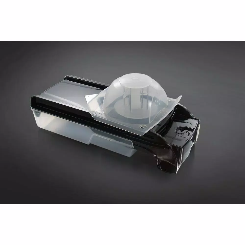Simposh Easy V Mandoline Slicer with V-Shaped Stainless Steel Blade and Food Holder