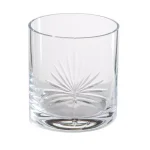 Abigails Palmetto 16 oz. Double Old-Fashioned Glass Set of 4 - Hand-Etched Palm Design thumbnail 2
