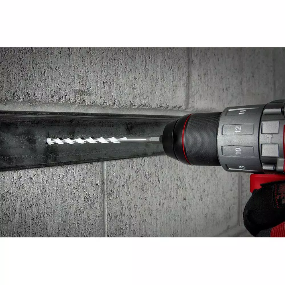 Milwaukee SHOCKWAVE 1/4 in. Carbide Multi-Material Drill Bit, 6 in. Length