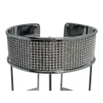 Bath Bliss Pave Diamond Design Toilet Paper Holder, Chrome Freestanding Stand thumbnail 4