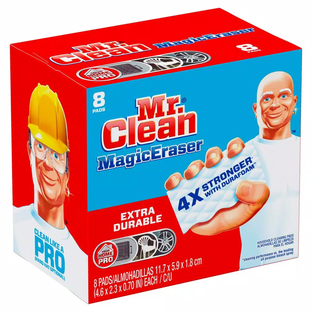 Mr. Clean Magic Eraser Extra Power Durable Scrubbers, 8-Pack (Case of 6)