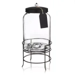 Style Setter Franklin 3 Gallon Glass Beverage Dispenser with Stand and Lid thumbnail 2