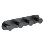 KRAUS Elie 4-Hook Bathroom Robe and Towel Rack, Matte Black thumbnail 11