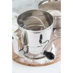 Fox Run 8-Cup Stainless Steel Flour Sifter with Crank Handle thumbnail 5