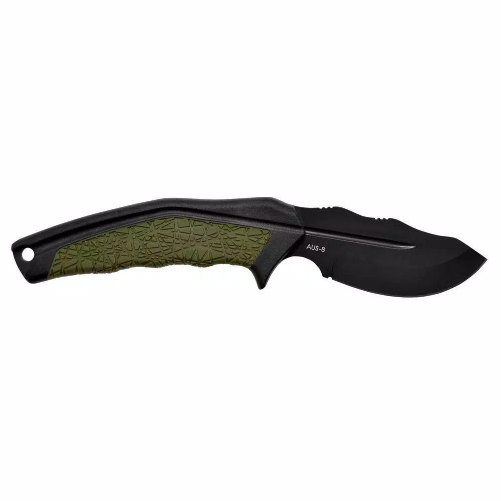 Camillus HT-5 3.25 in. Carbonitride Titanium Drop Point Fixed Blade Knife with Sheath