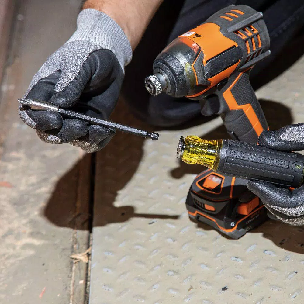 Klein Tools 14-in-1 Multi-Bit Adjustable Length Screwdriver with Impact Rated Blade