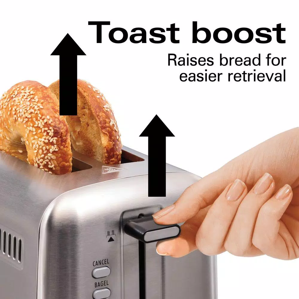 Hamilton Beach Professional 2-Slice Stainless Steel Wide Slot Toaster
