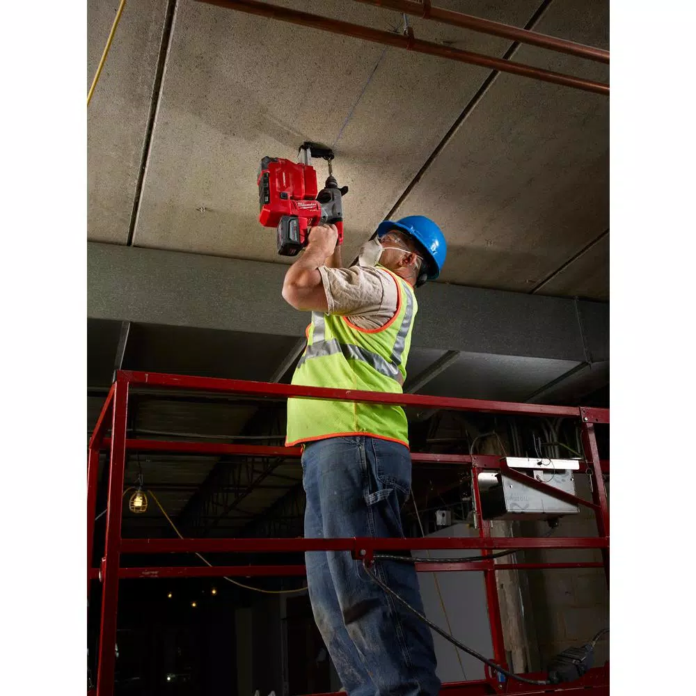 Milwaukee M18 FUEL 1 in. SDS-Plus Rotary Hammer Kit with (2) 9.0 Ah Batteries and Rapid Charger