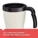 BLACK+DECKER Brew'n Go Single Serve Coffee Maker with 15 oz. Thermal Travel Mug, Black thumbnail 6