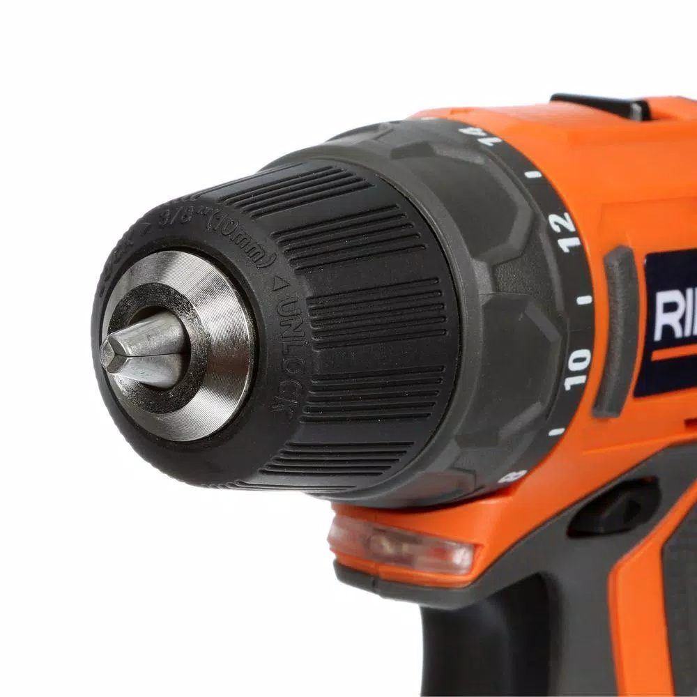 RIDGID 12V Lithium-Ion 3/8 in. Cordless 2-Speed Drill/Driver Kit