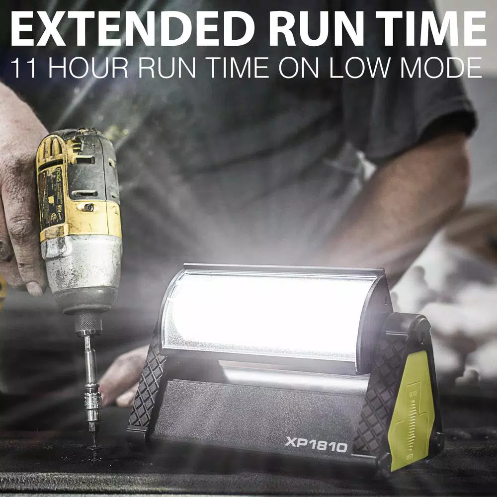 LUXPRO XP1810 Pro Series 575 Lumens LED Directional Pivoting Work Light, Cordless Battery Powered