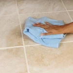 QEP 18 in. x 18 in. Microfiber Multi-Surface Cleaning and Polishing Cloth, Blue thumbnail 2