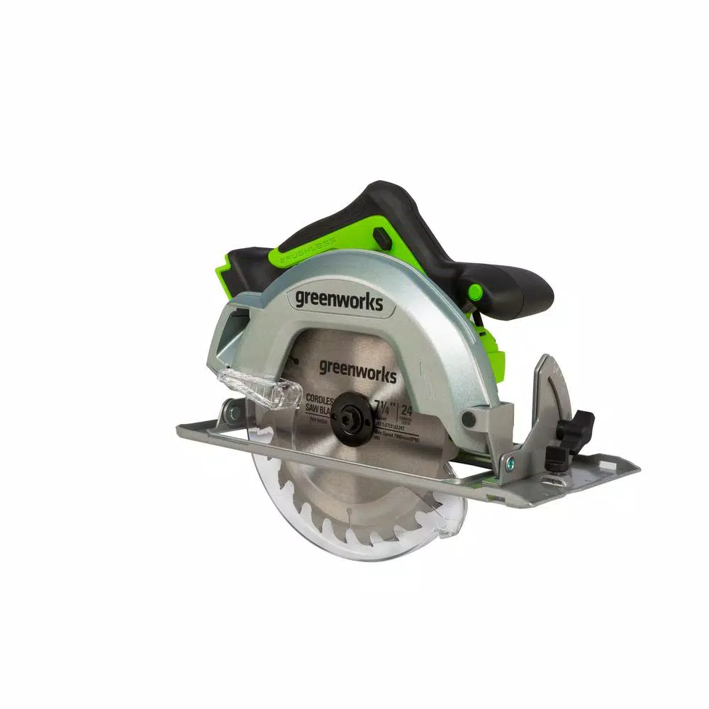 Greenworks 24V Cordless Brushless 7.25 in. Circular Saw, Tool Only