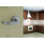 Copper Creek Satin Stainless Steel Passage Door Lever - Interior/Exterior thumbnail 7