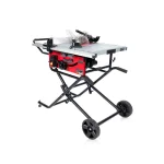 General International 10 in. 15 Amp Commercial Portable Table Saw with Extendable Stand thumbnail 2