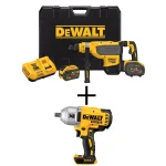 DEWALT FLEXVOLT 60V MAX Brushless 1-7/8 in. SDS MAX Rotary Hammer Kit with (2) 9.0 Ah Batteries & Impact Wrench thumbnail 1