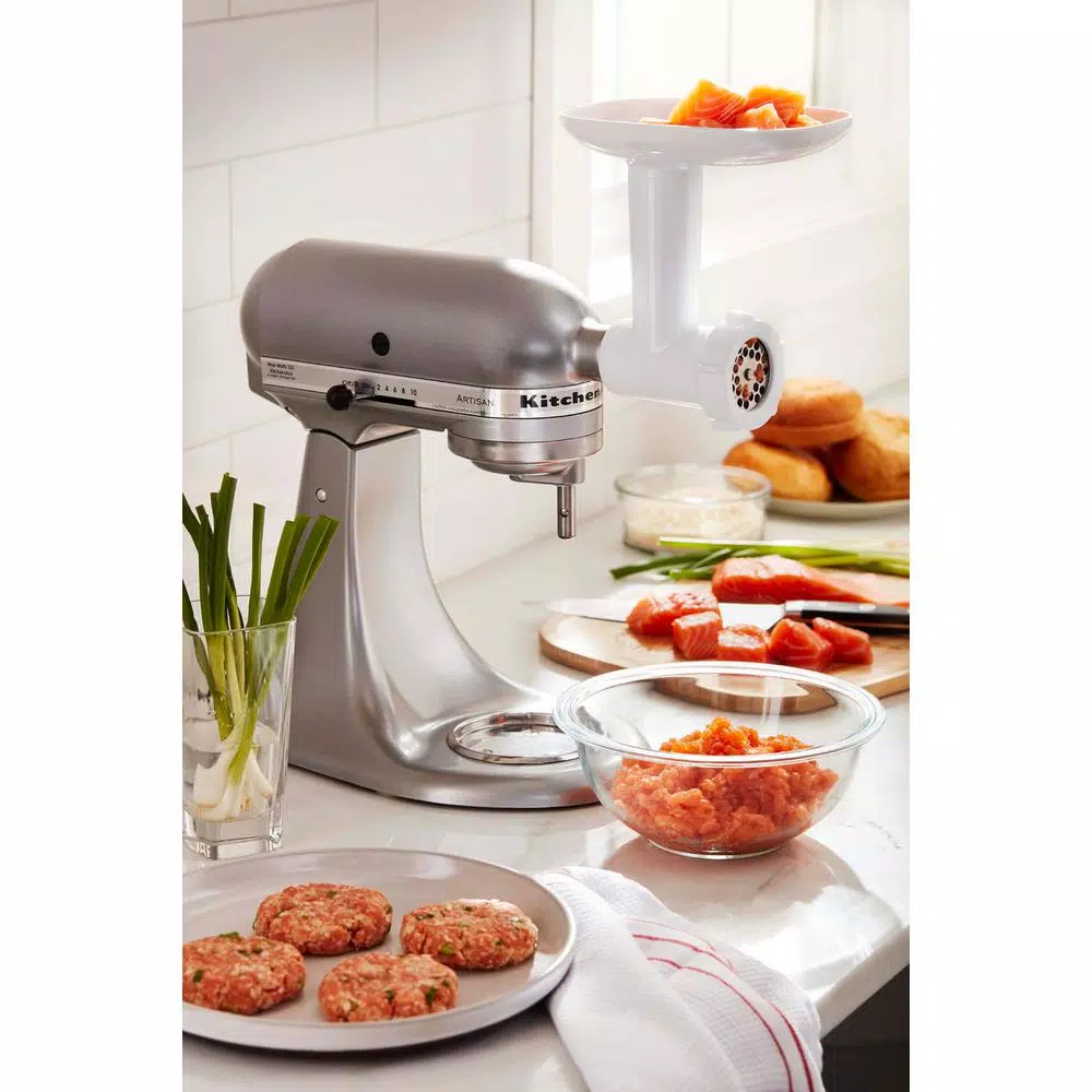 KitchenAid Food Grinder Attachment for Stand Mixers, White