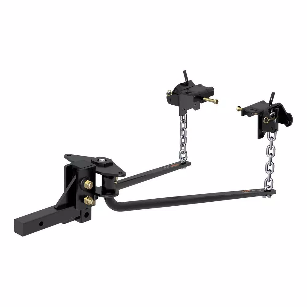 CURT MV Round Bar Weight Distribution Hitch, 5,000-6,000 lbs. GTW, 31-3/16 in. Bars