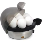 Better Chef 7-Egg Stainless Steel Egg Cooker, Silver/Black thumbnail 5