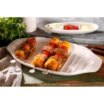 Villeroy & Boch BBQ Passion White Porcelain Kebab Platter thumbnail 2