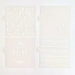 Designer Stencils Happy Easter Variety Cookie Stencil Bundle - 5 Patterns for Decorating thumbnail 1