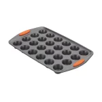Rachael Ray Oven Lovin' 24-Cup Mini Muffin and Cupcake Pan, Nonstick Aluminum thumbnail 3