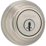 Kwikset 980 Satin Nickel Double Cylinder Deadbolt with SmartKey Security thumbnail 1