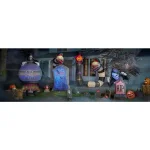 Gemmy 6 ft. Animated Fire and Ice Shaking Reaper Inflatable Halloween Decor with Projection and Fog Effect thumbnail 3