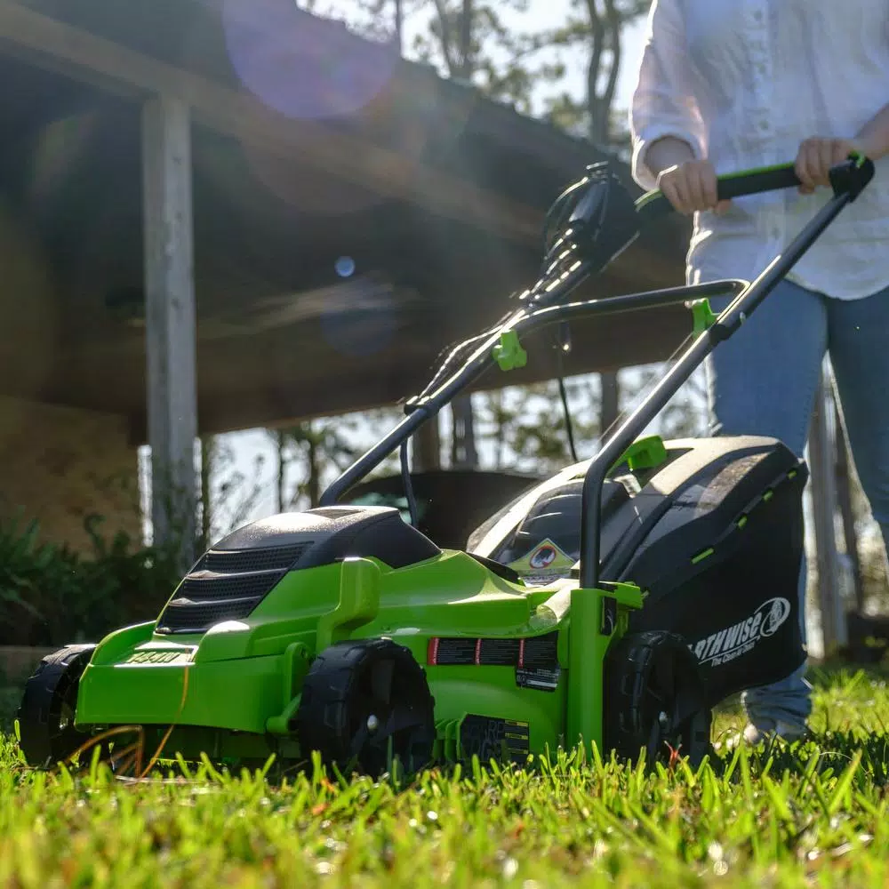 Earthwise 14 in. 11 Amp Corded Electric Walk Behind Push Lawn Mower