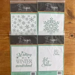 Designer Stencils Winter Wonderland & Let It Snow Cookie Stencil Bundle - 4 Pattern Set thumbnail 2