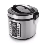 Aroma 20-Cup Digital Stainless Steel Rice Cooker and Food Steamer thumbnail 2