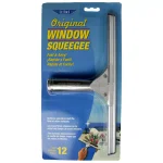 Ettore 12 in. Professional Stainless Steel Window Squeegee with Replaceable Rubber Blade thumbnail 4