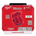 Milwaukee BIG HAWG Carbide Hole Saw Kit, 8-Piece Multi-Material Set thumbnail 7