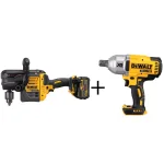 DEWALT FLEXVOLT 60V MAX Brushless 1/2 in. Stud & Joist Drill Kit with (2) 6.0Ah Batteries & Bonus Impact Wrench thumbnail 1