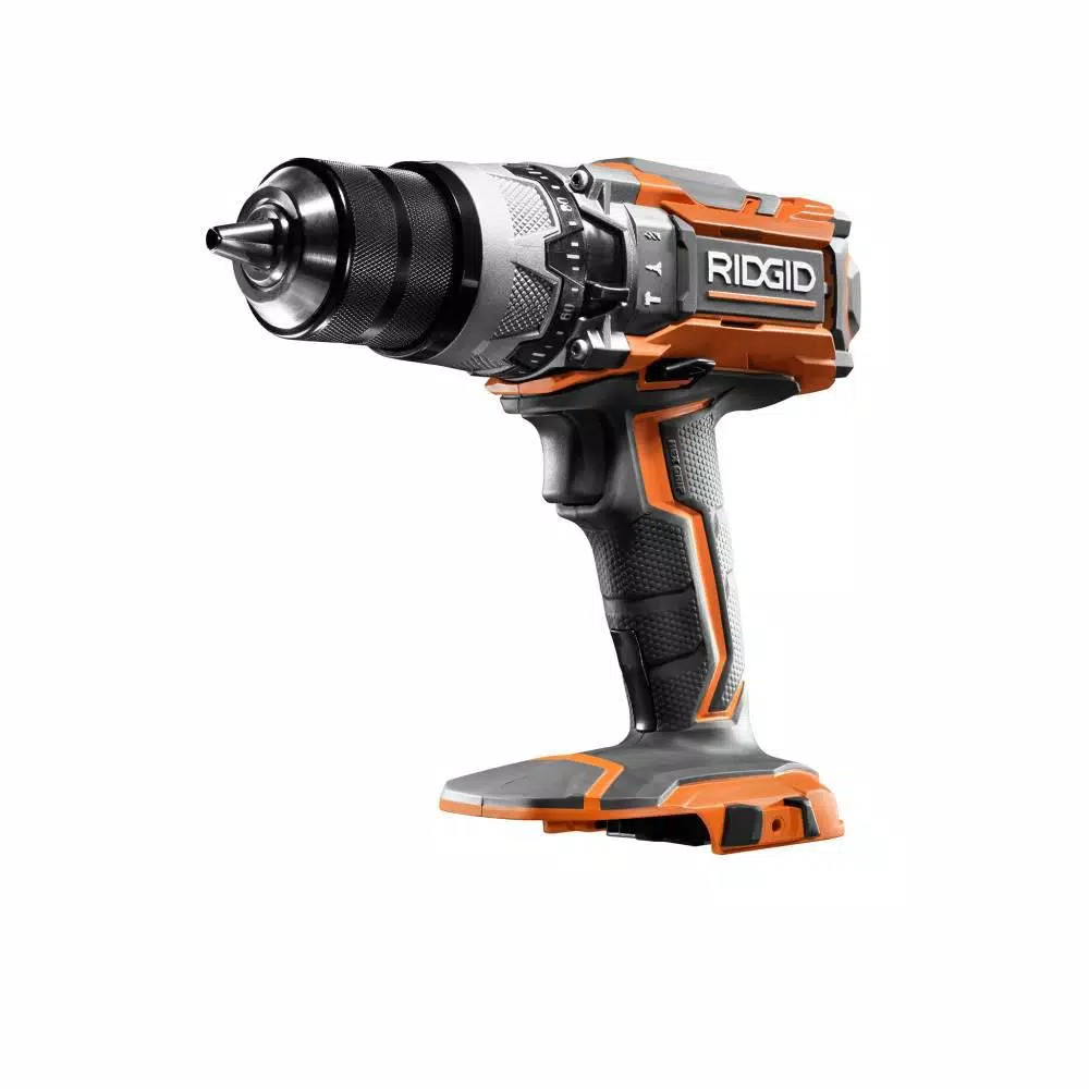 RIDGID 18V Lithium-Ion 1/2 in. Cordless Hammer Drill/Driver Kit with 2.0 Ah Battery and Charger