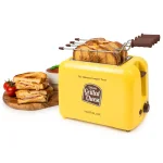 Unbranded Yellow Grilled Cheese Toaster with Extra-Wide Slots and Removable Baskets thumbnail 4