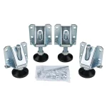 POWERTEC Heavy-Duty Aluminum Leg Leveler Kit with Lock Nuts (4-Pack) thumbnail 2