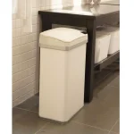 iTouchless 4 Gallon Touchless Sensor Trash Can with AbsorbX Odor Control, Pearl White thumbnail 5