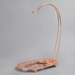 Creative Home Copper Plated Metal Banana Hanger & Fruit Organizer - Elegant Kitchen Decor thumbnail 2