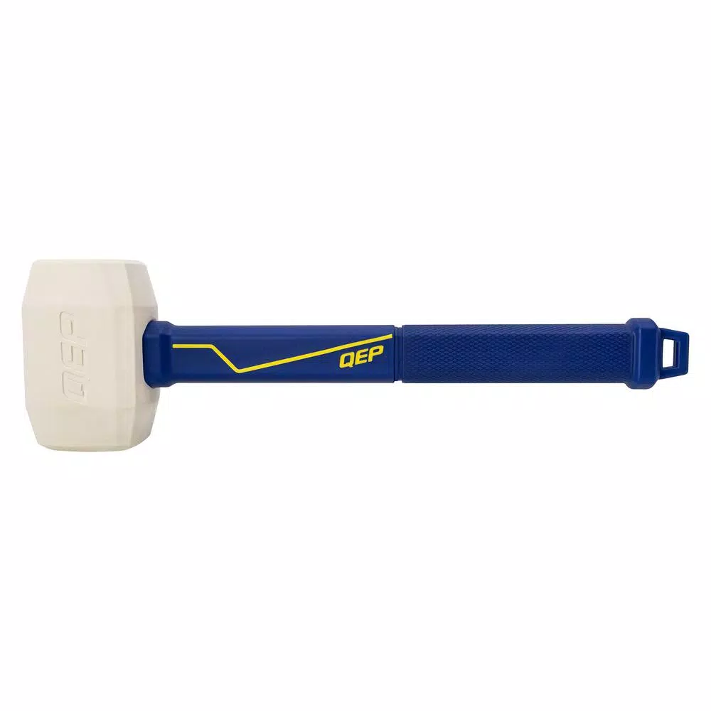 QEP Pro 16 oz. Rubber Floor Mallet with 11.5 in. Non-Slip Plastic Handle
