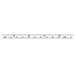 Lufkin Executive Thinline 6 ft. Pocket Tape Measure, Chrome Clad Finish thumbnail 2
