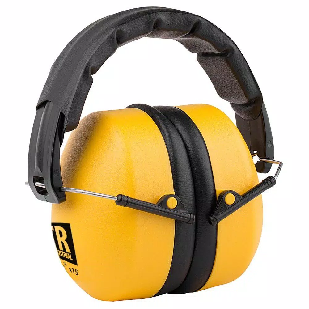 TR Industrial Schutz Compact Foldable Ear Muffs - 34 dB NRR Hearing Protection