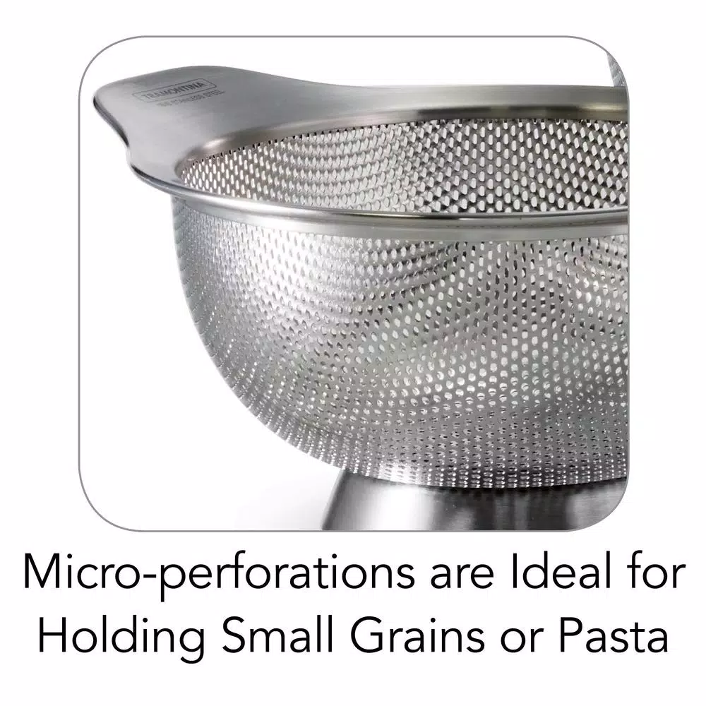 Tramontinas Gourmet 18/8 Stainless Steel Colander Set, 3-Piece