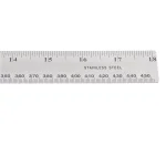 Empire 18 in. Stainless Steel Stiff Ruler with Etched Graduations thumbnail 3